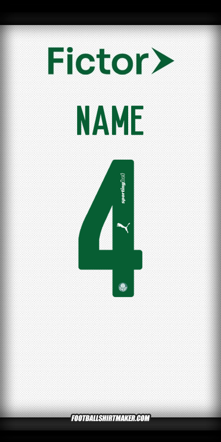 Trikot Palmeiras 2025 Auswärts -  name - 4