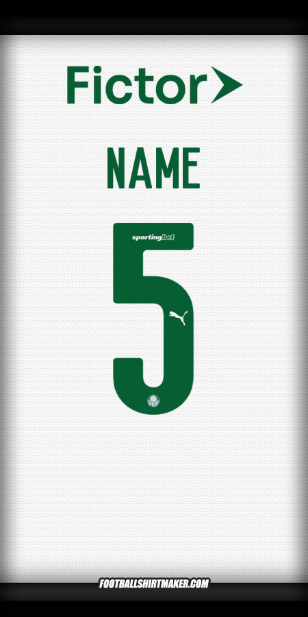 Shirt Palmeiras 2025 Away -  name - 5