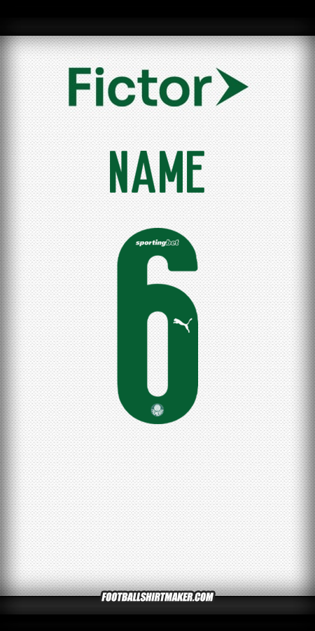 Jersey Palmeiras 2025 Away -  name - 6