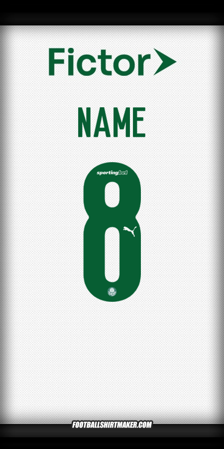 Jersey Palmeiras 2025 Away -  name - 8