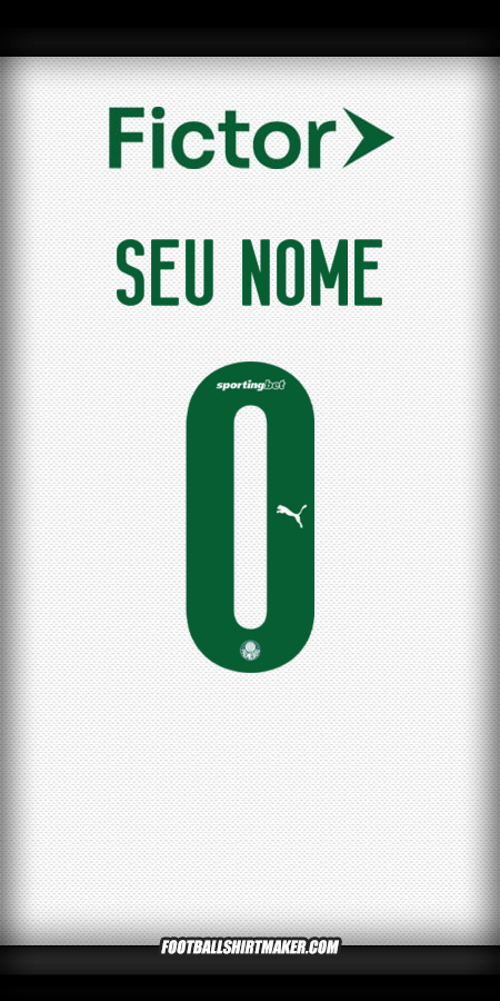 Camisa Palmeiras 2025 Alternativa -  seu nome - 0