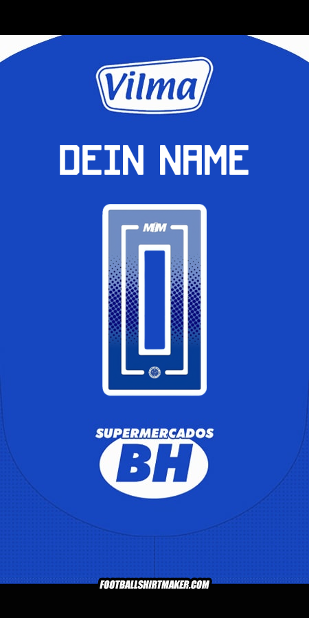 Trikot Cruzeiro 2025 -  dein name - 0