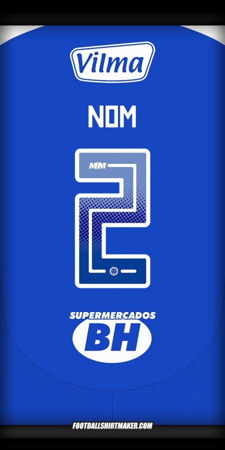 Maillot Cruzeiro 2025 -  nom - 2