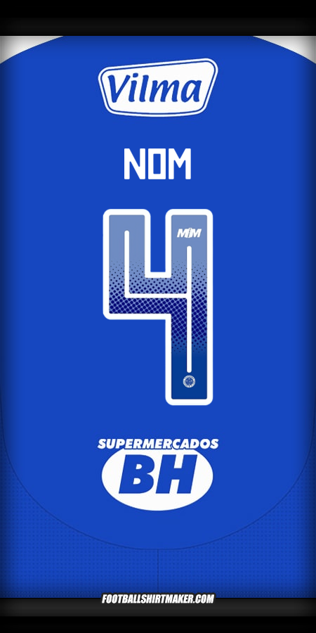 Maillot Cruzeiro 2025 -  nom - 4