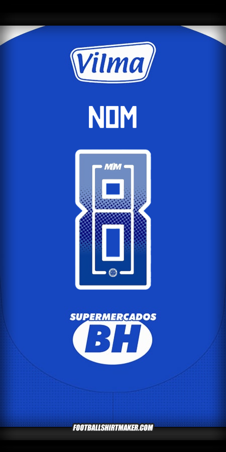 Maillot Cruzeiro 2025 -  nom - 8