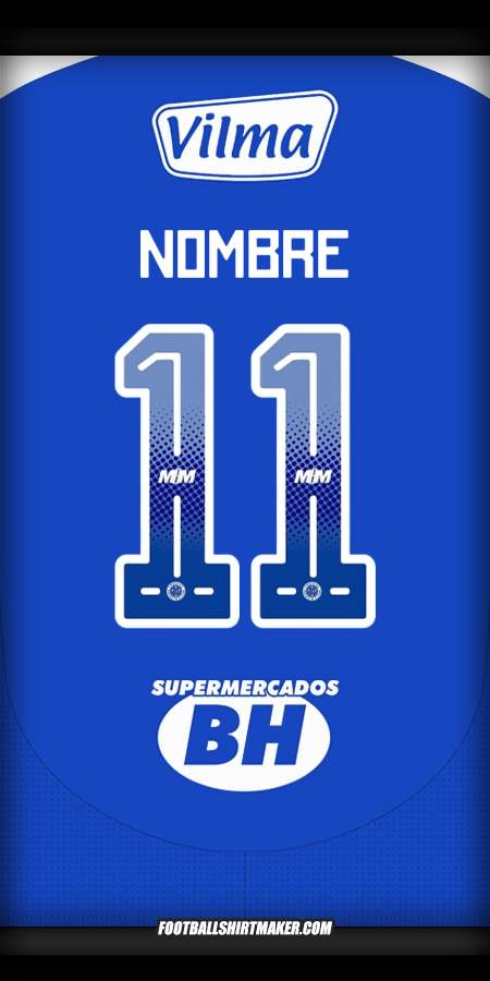 Jersey Cruzeiro 2025 -  nombre - 11