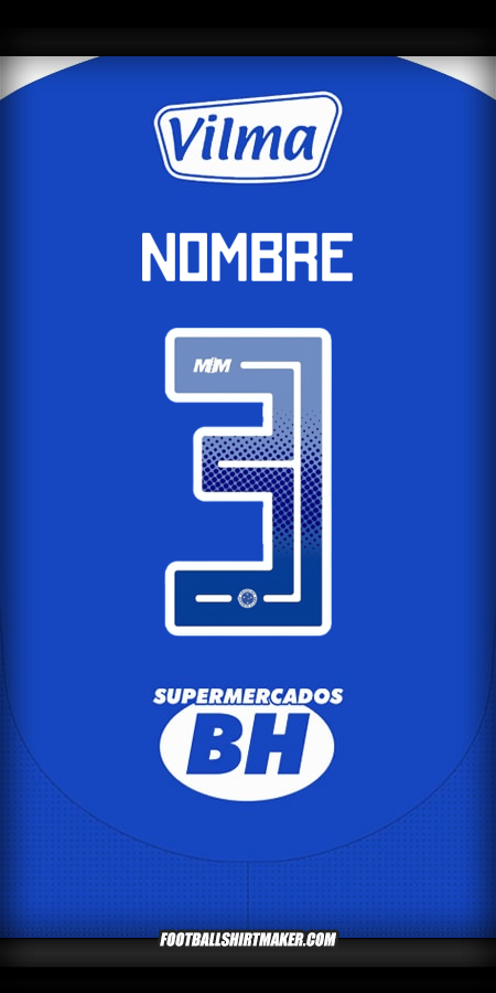 Jersey Cruzeiro 2025 -  nombre - 3