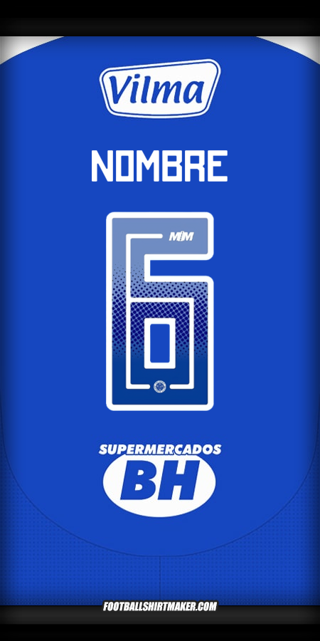 Jersey Cruzeiro 2025 -  nombre - 6