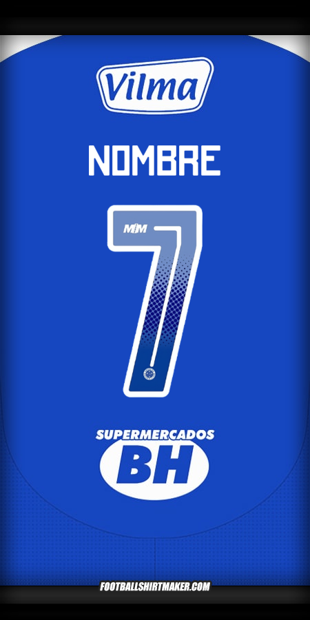 Jersey Cruzeiro 2025 -  nombre - 7
