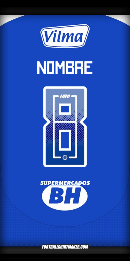 Jersey Cruzeiro 2025 -  nombre - 8