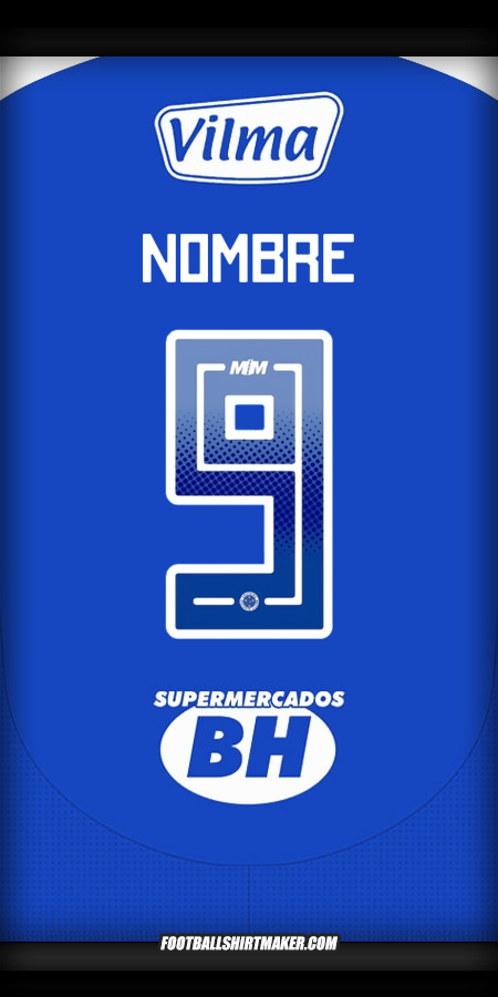 Jersey Cruzeiro 2025 -  nombre - 9