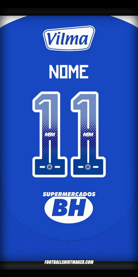 Maglia Cruzeiro 2025 -  nome - 11