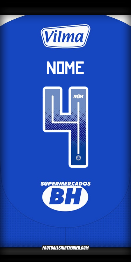 Maglia Cruzeiro 2025 -  nome - 4