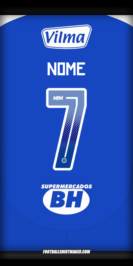 Camisa Cruzeiro 2025 -  nome - 7
