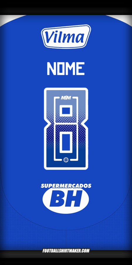 Camisola Cruzeiro 2025 -  nome - 8