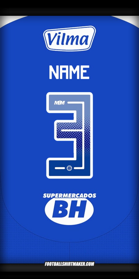 Trikot Cruzeiro 2025 -  name - 3