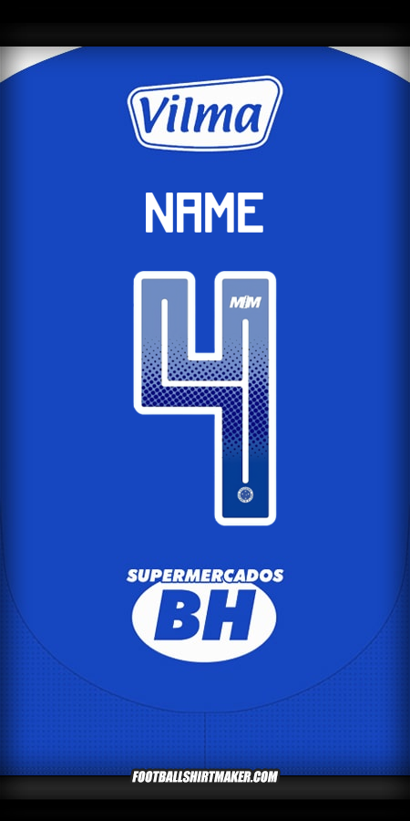 Trikot Cruzeiro 2025 -  name - 4