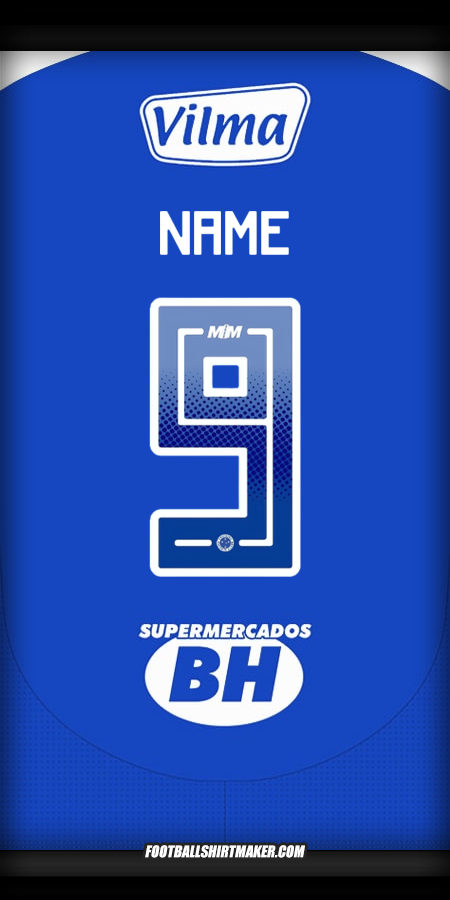 Trikot Cruzeiro 2025 -  name - 9