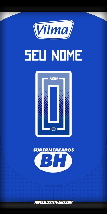 Camisa Cruzeiro 2025 -  seu nome - 0