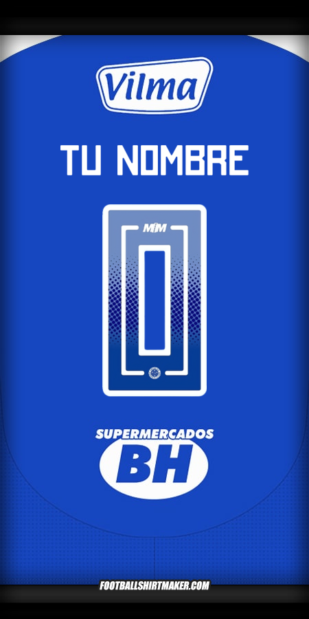 Jersey Cruzeiro 2025 -  tu nombre - 0