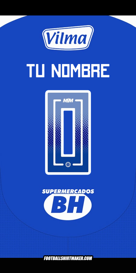 Camiseta Cruzeiro 2025 -  tu nombre - 0