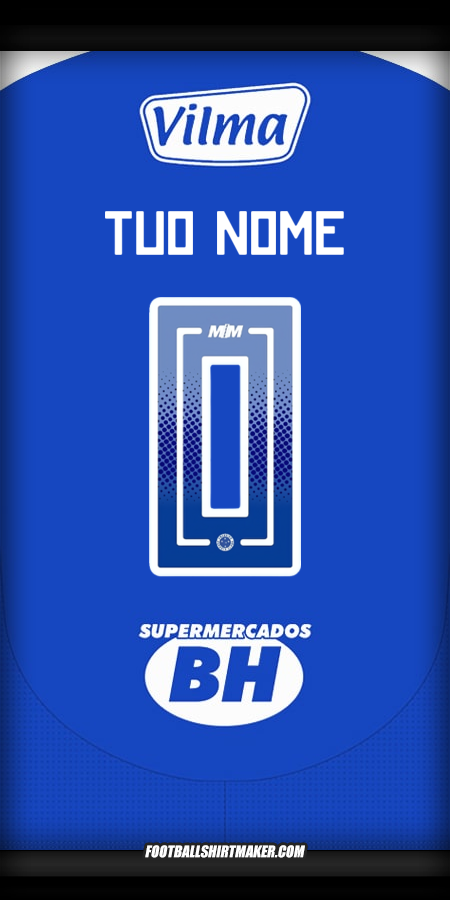 Maglia Cruzeiro 2025 -  tuo nome - 0