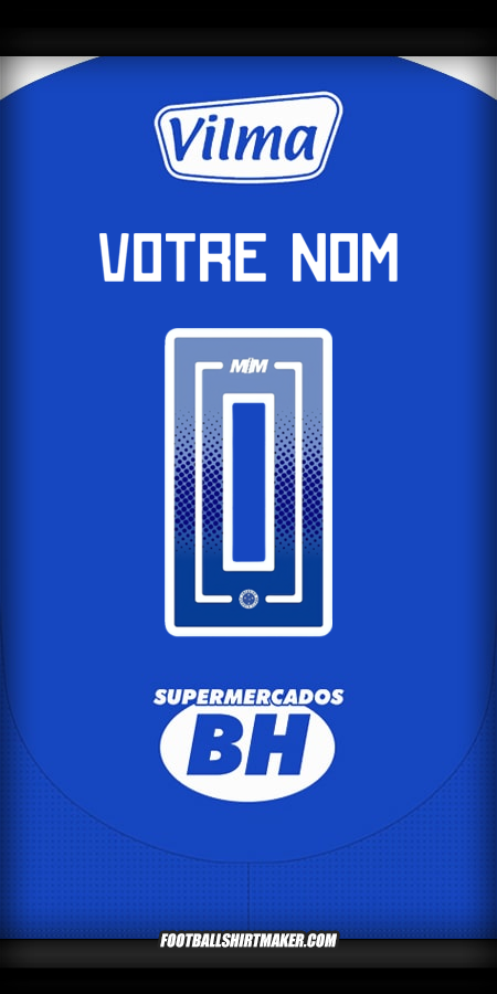 Maillot Cruzeiro 2025 -  votre nom - 0