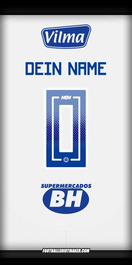 Trikot Cruzeiro 2025 Auswärts -  dein name - 0