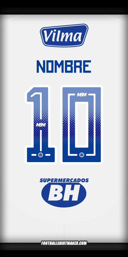 Jersey Cruzeiro 2025 Visita -  nombre - 10
