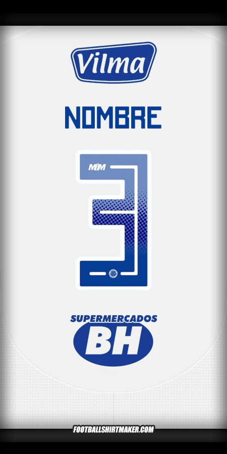Jersey Cruzeiro 2025 Visita -  nombre - 3