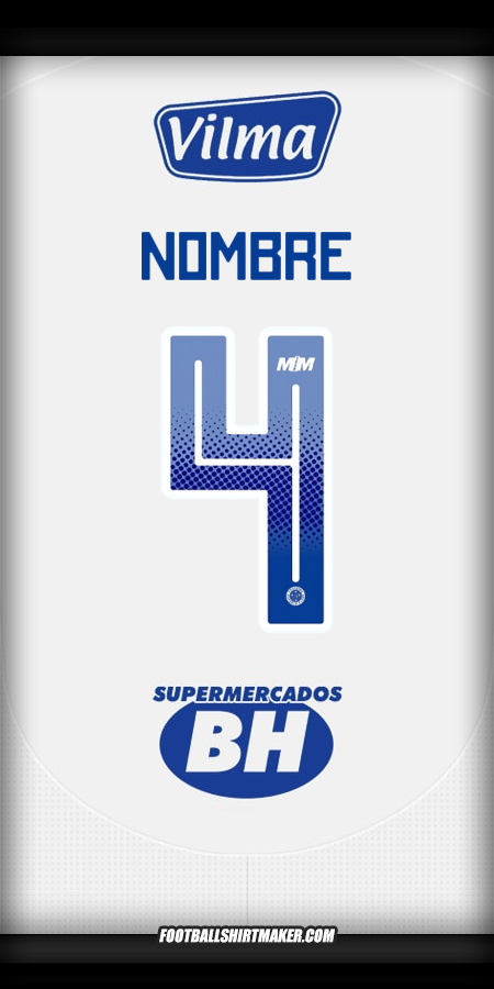 Jersey Cruzeiro 2025 Visita -  nombre - 4