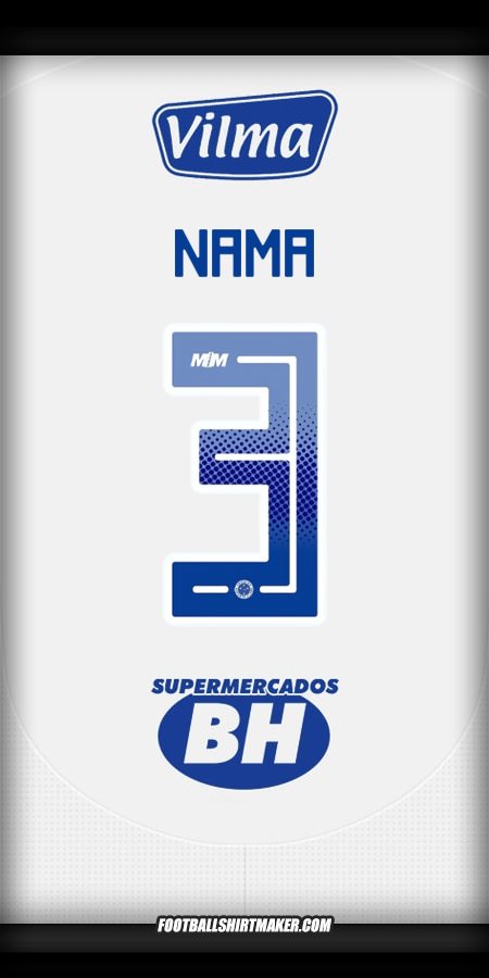 Jersey Cruzeiro 2025 Alternatif -  nama - 3