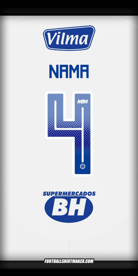 Jersey Cruzeiro 2025 Alternatif -  nama - 4