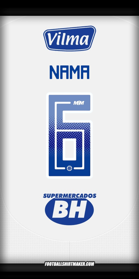 Jersey Cruzeiro 2025 Alternatif -  nama - 6