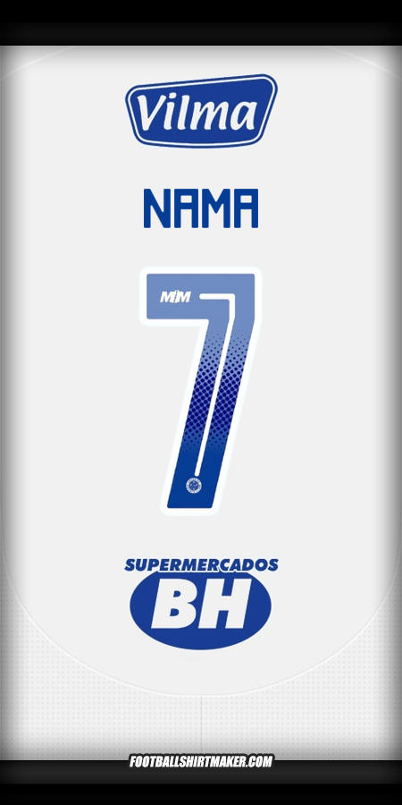 Jersey Cruzeiro 2025 Alternatif -  nama - 7