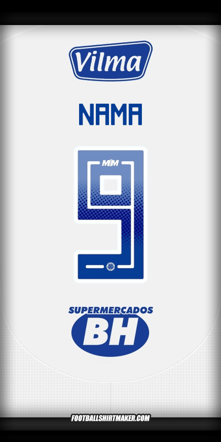 Jersey Cruzeiro 2025 Alternatif -  nama - 9