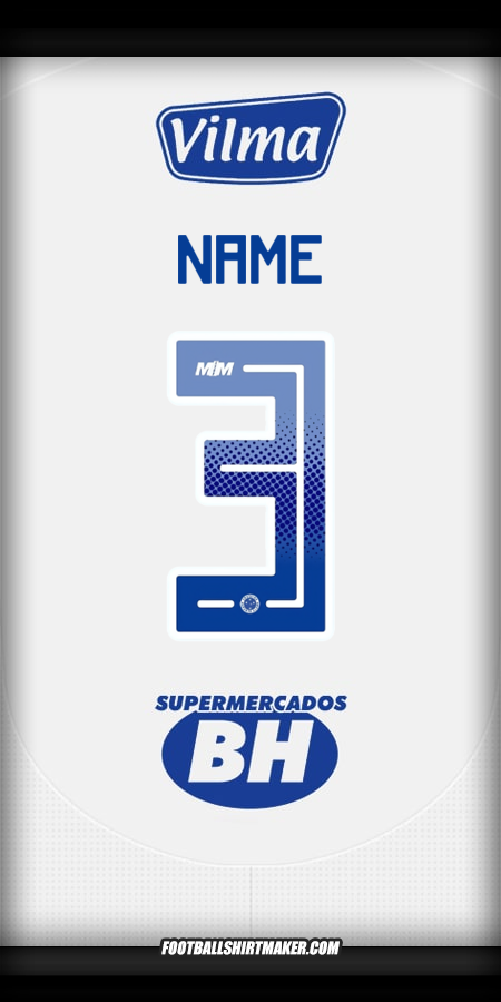 Jersey Cruzeiro 2025 Away -  name - 3
