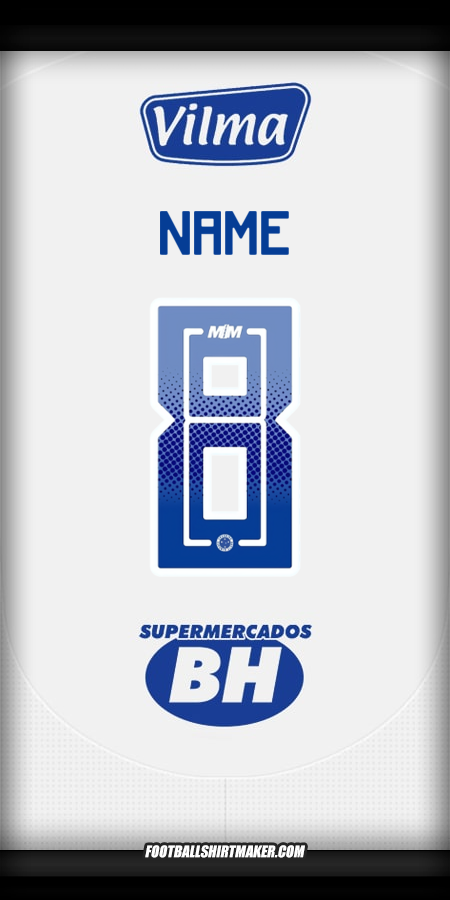 Trikot Cruzeiro 2025 Auswärts -  name - 8