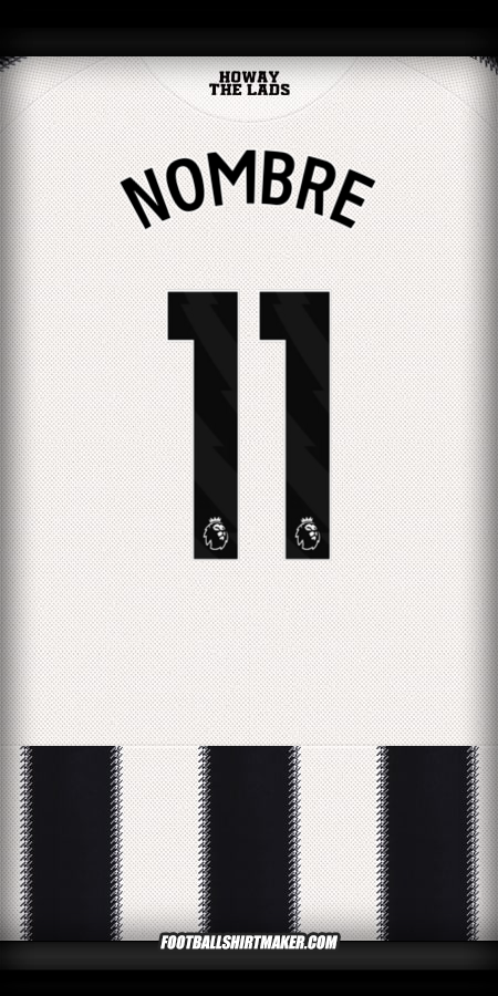 Camiseta Newcastle United FC 2025/2026 -  nombre - 11