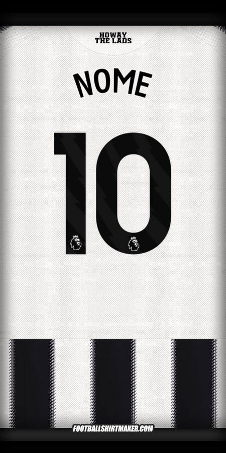 Camisa Newcastle United FC 2025/2026 -  nome - 10