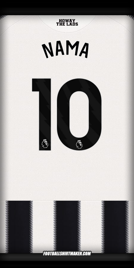 Jersey Newcastle United FC 2025/2026 -  nama - 10