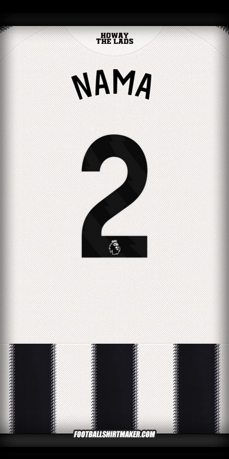 Jersey Newcastle United FC 2025/2026 -  nama - 2