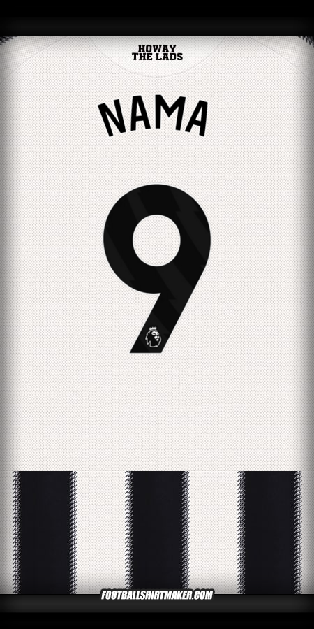 Jersey Newcastle United FC 2025/2026 -  nama - 9