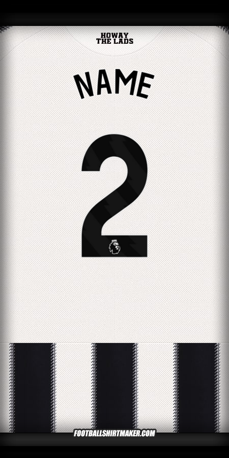 Jersey Newcastle United FC 2025/2026 -  name - 2