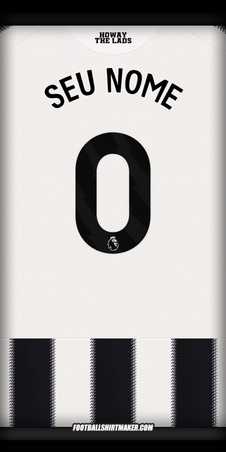 Camisa Newcastle United FC 2025/2026 -  seu nome - 0