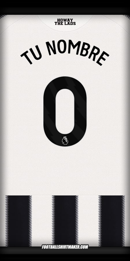 Camiseta Newcastle United FC 2025/2026 -  tu nombre - 0
