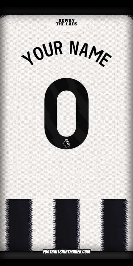 Jersey Newcastle United FC 2025/2026 -  your name - 0