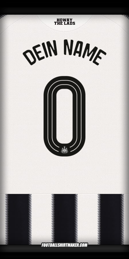 Trikot Newcastle United FC 2025/2026 Cup -  dein name - 0