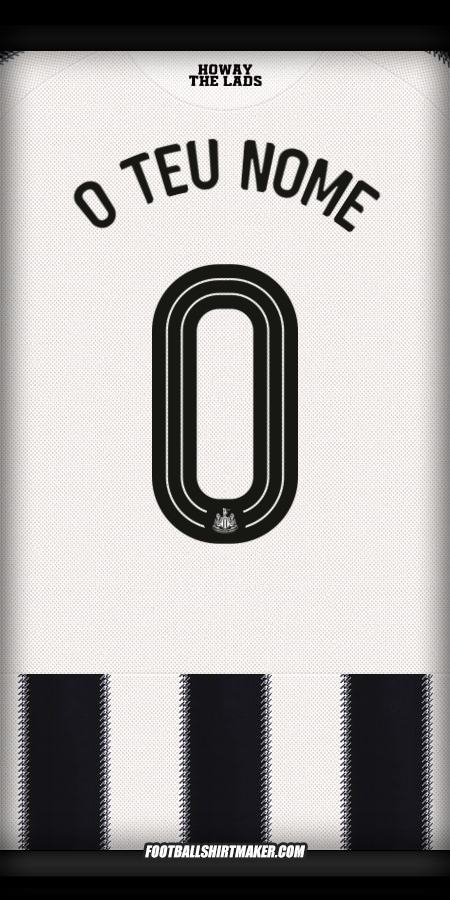 Camisola Newcastle United FC Cup 2025/2026 -  o teu nome - 0