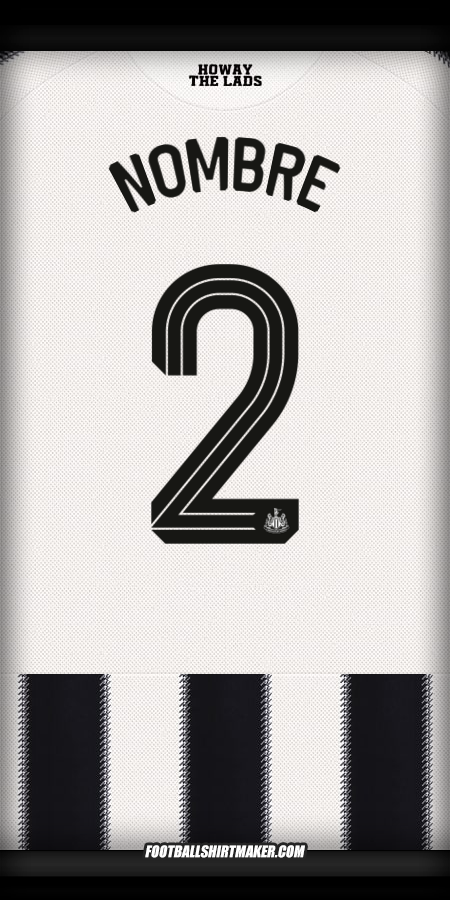 Jersey Newcastle United FC Cup 2025/2026 -  nombre - 2